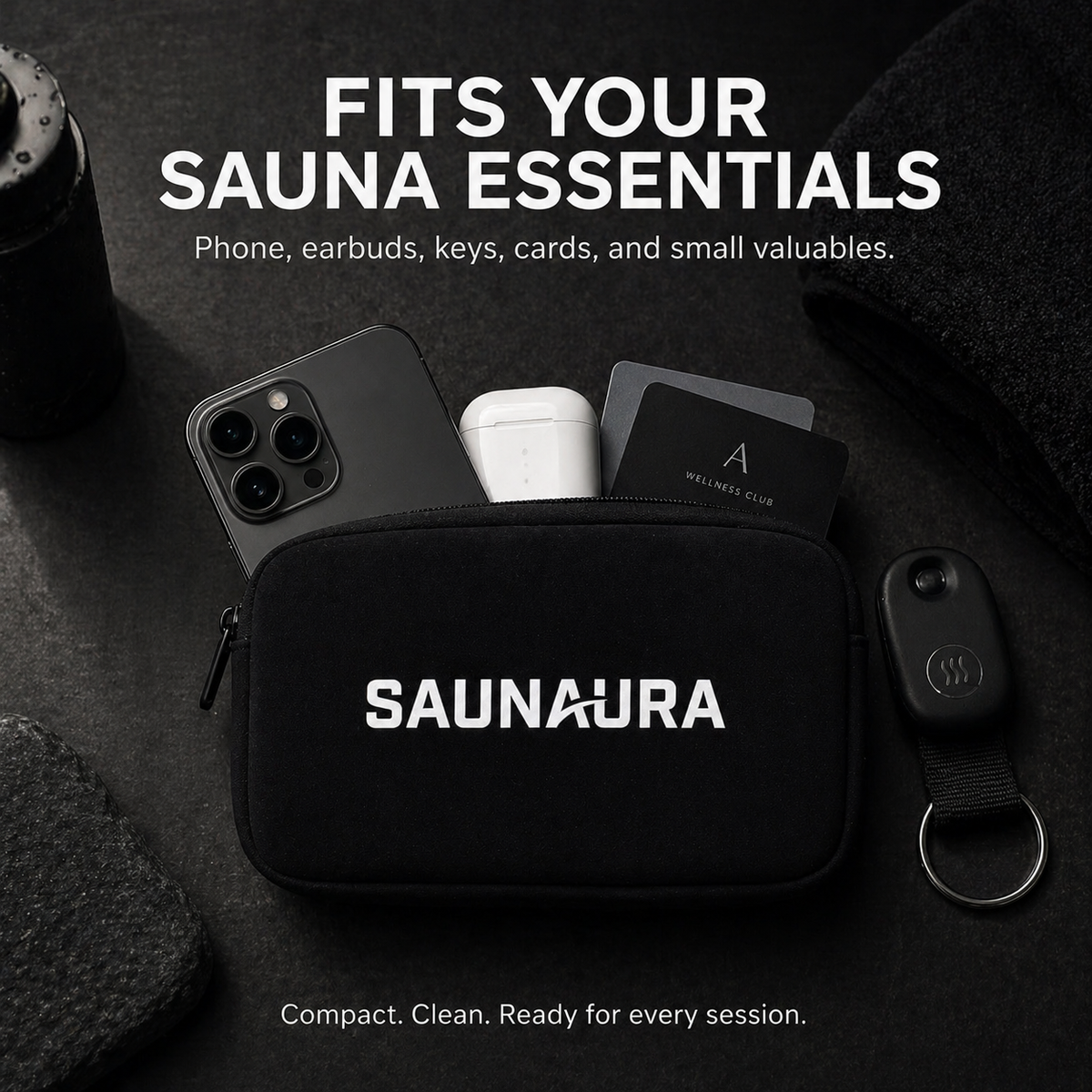 Saunaura™ Thermal Phone Pouch